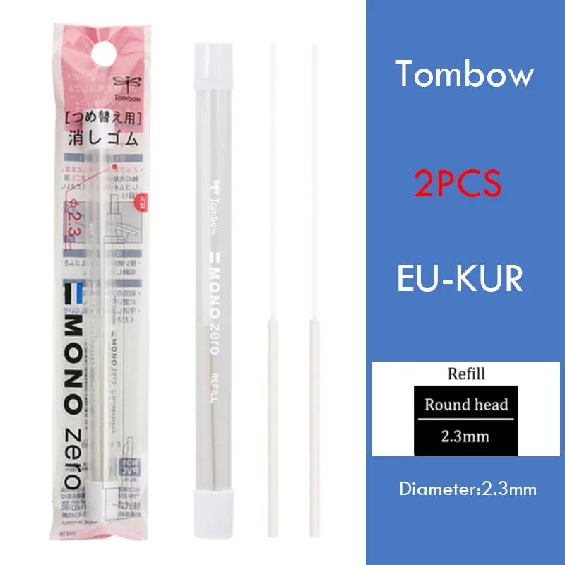 Gumka precyzyjna Tombow Mono Zero w długopisie Zielony