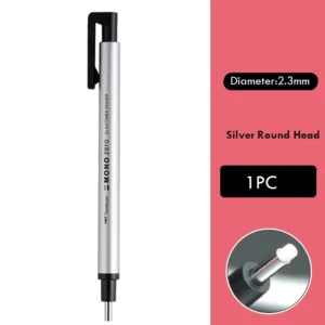 Gumka Tombow Precision wymienna do rysowania, metalowa końcówka 50 mm żółty