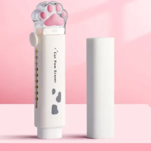 Gumka wysuwa-chowa z kształtem kociego pazura kawaii Biały