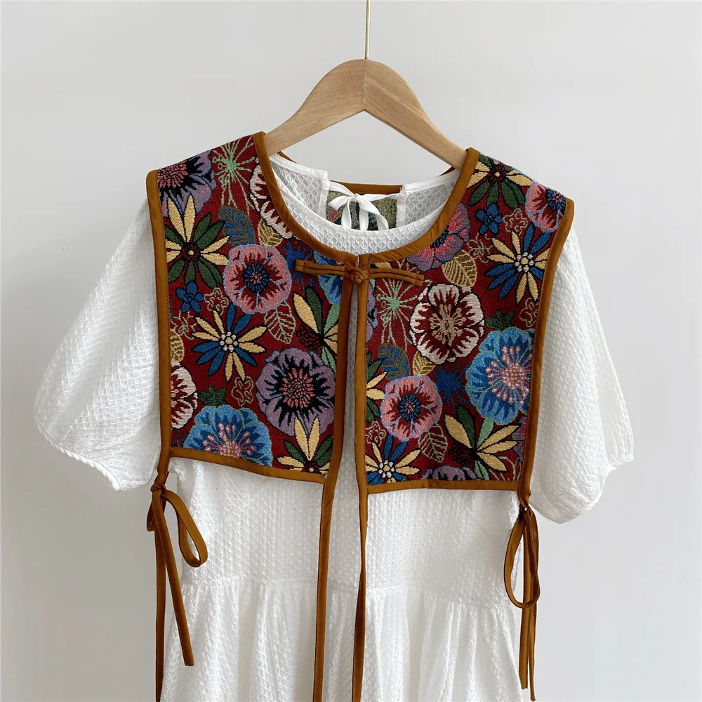 Haftowana kamizelka damska sznurowana w stylu vintage Ciemnoszary