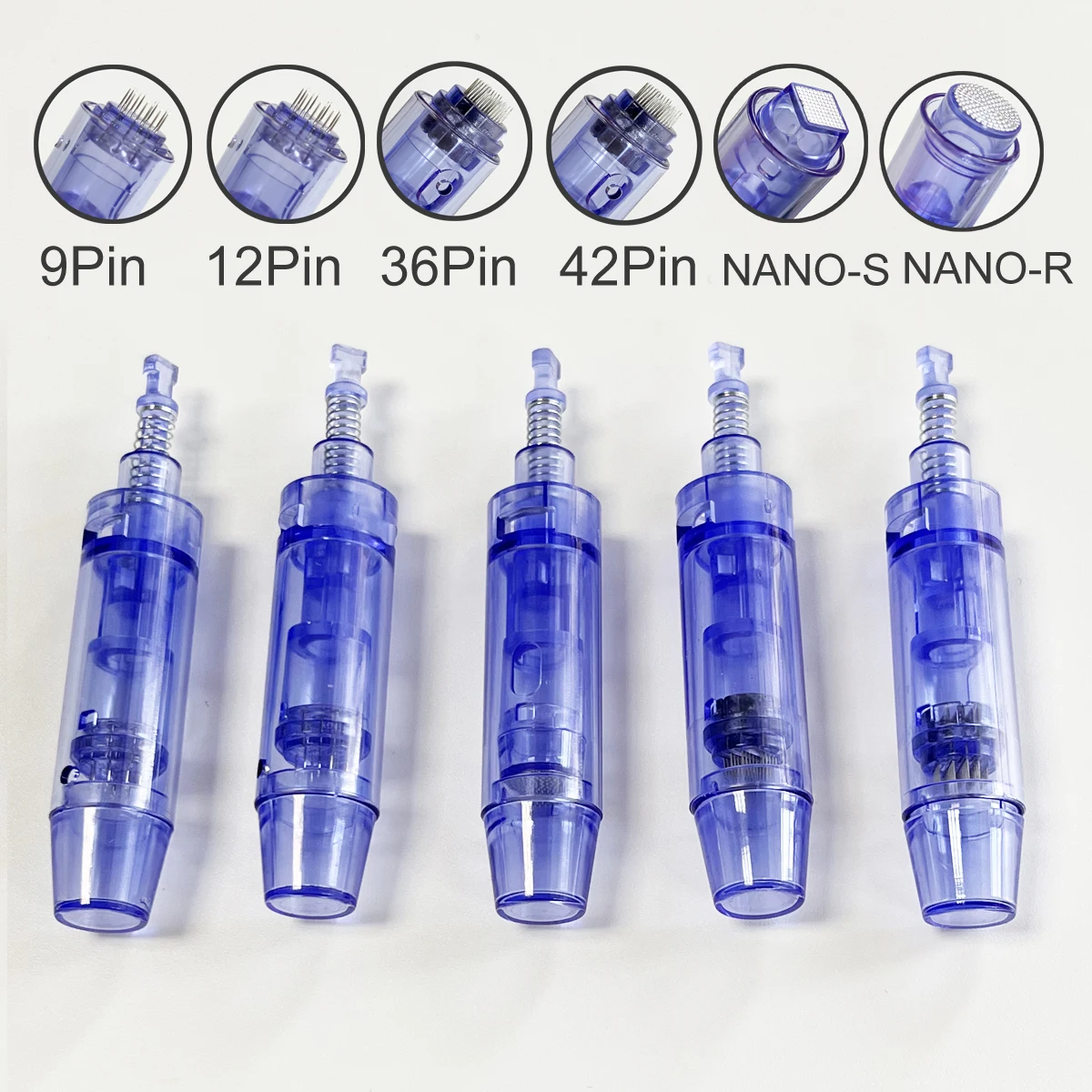 Igły do derma pen A1 – wkłady do mezoterapii (9–42 piny) Nano round