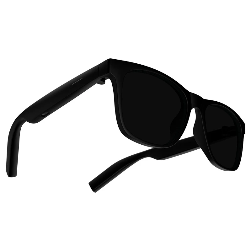 Inteligentne okulary AI Bluetooth z aparatem i tłumaczem głosowym Czarny