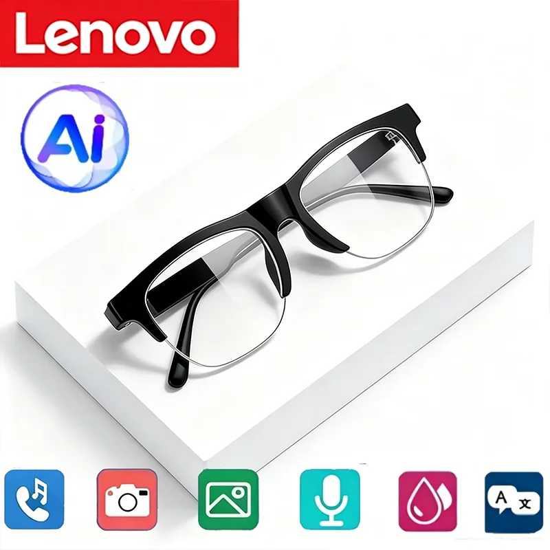Inteligentne okulary z Bluetooth, asystentem i odtwarzaczem muzyki Transparent