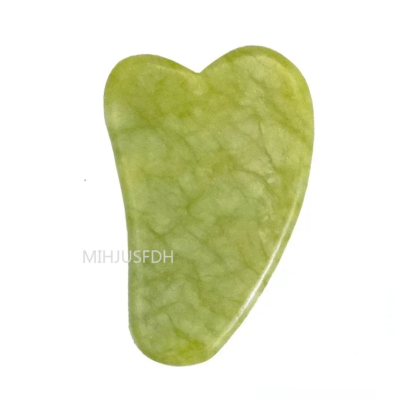 Jadeitowy roller i Gua Sha do masażu twarzy i ciała Scraper