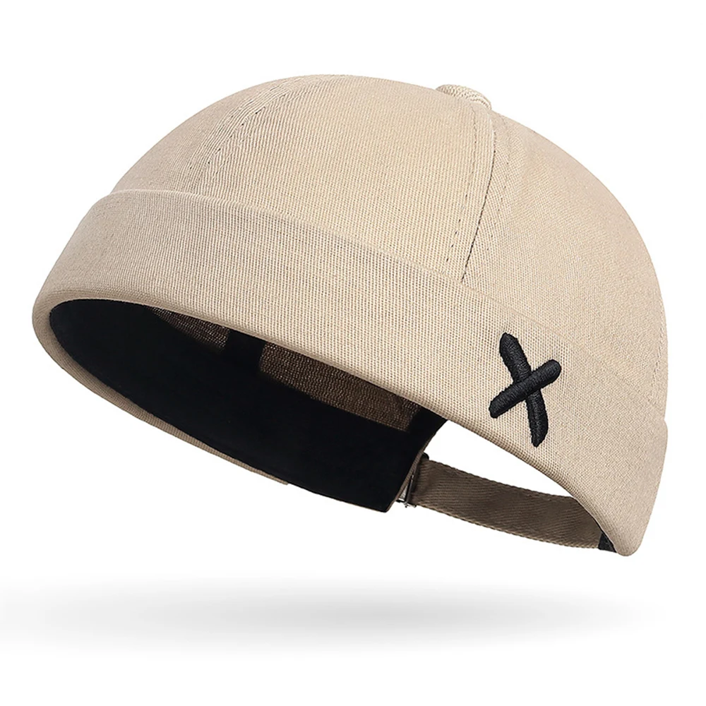 Jeansowa czapka dokerka bez daszka beanie unisex B4