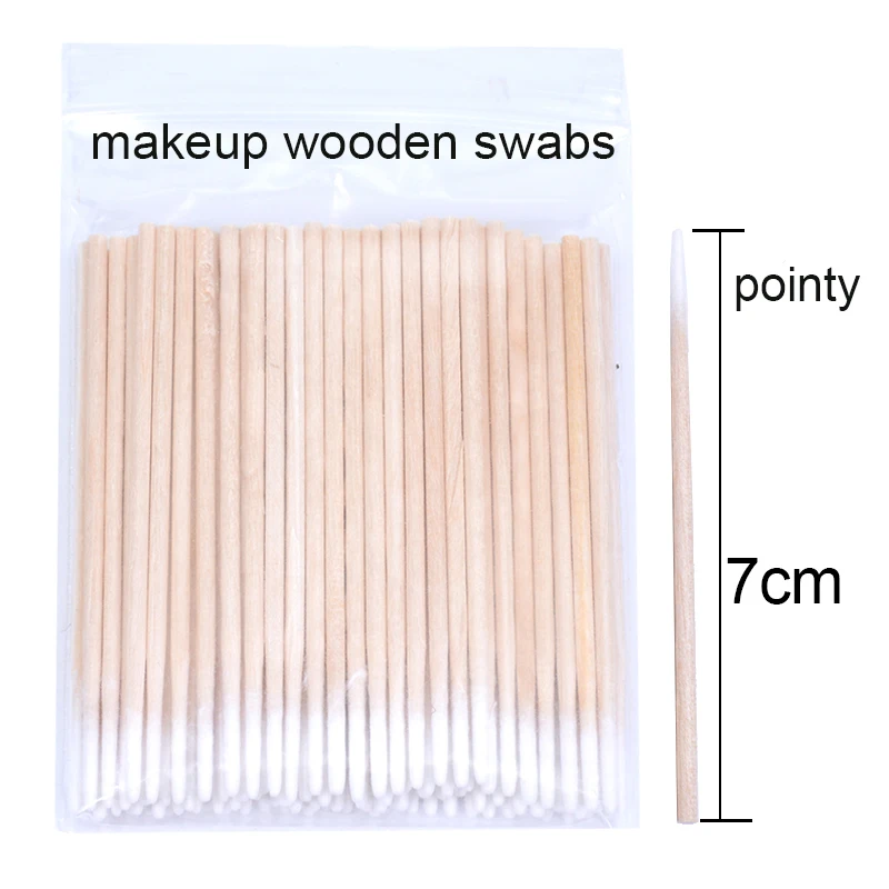 Jednorazowe aplikatory do ust i błyszczyka 50 sztuk Pointy swabs