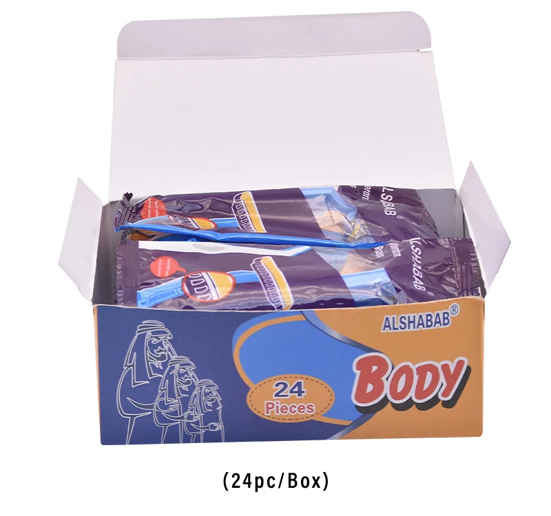 Jednorazowe maszynki do golenia dla kobiet 24 sztuki In 1box