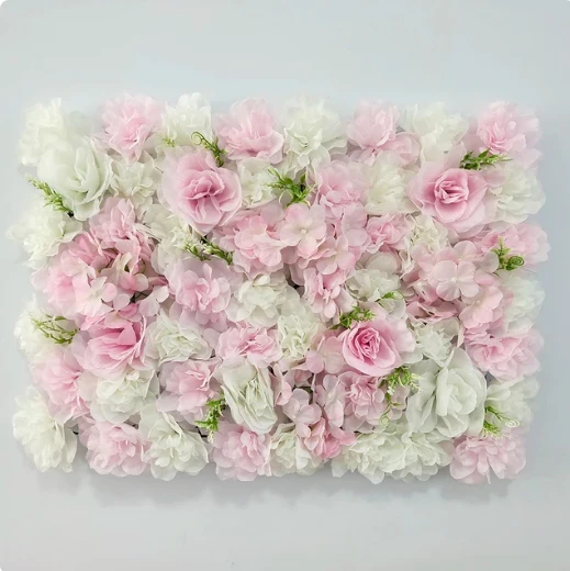 Jedwabna ściana kwiatów róże 60x40 cm do dekoracji Jasny niebieski