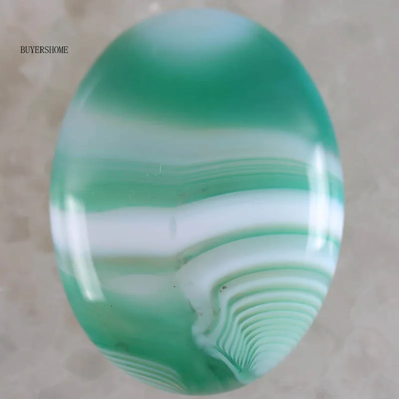 Kaboszon owalny 40x30mm kamień naturalny do biżuterii DIY Jasnoszary