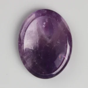 Kamień zmartwień Worry Stone - naturalny kryształ relaksacyjny Jasnoszary