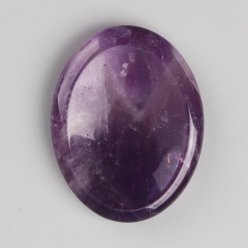 Kamień zmartwień Worry Stone - naturalny kryształ relaksacyjny Jasnoszary