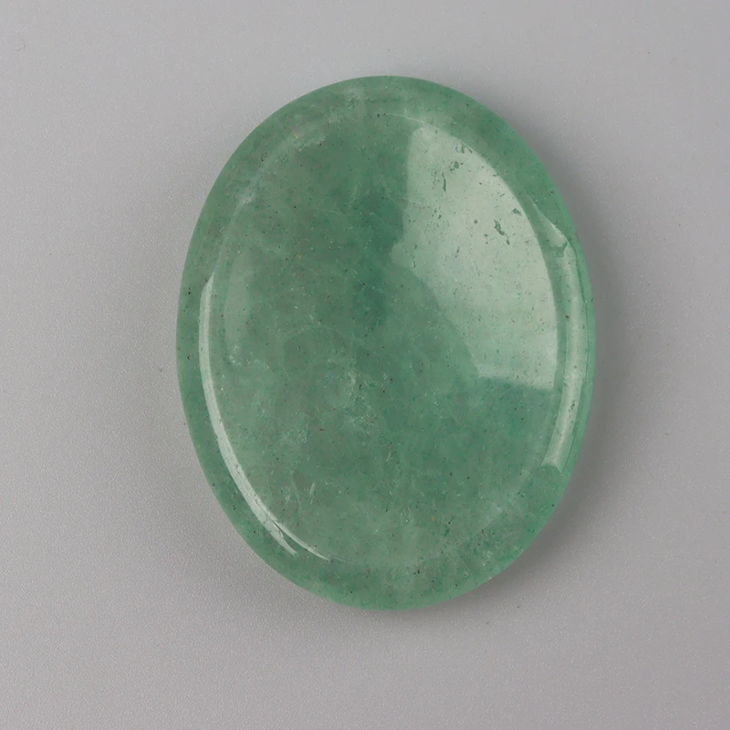 Kamień zmartwień Worry Stone - naturalny kryształ relaksacyjny Jasnozielony