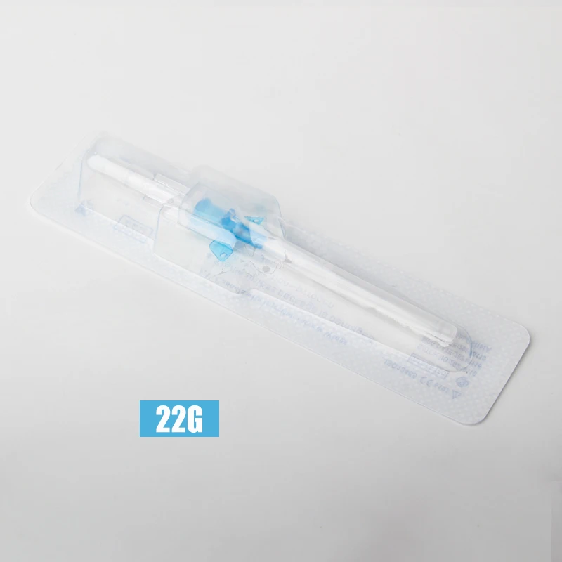 Kaniula dożylna motylkowa weterynaryjna ze skrzydełkami, 22G-26G Niebieski