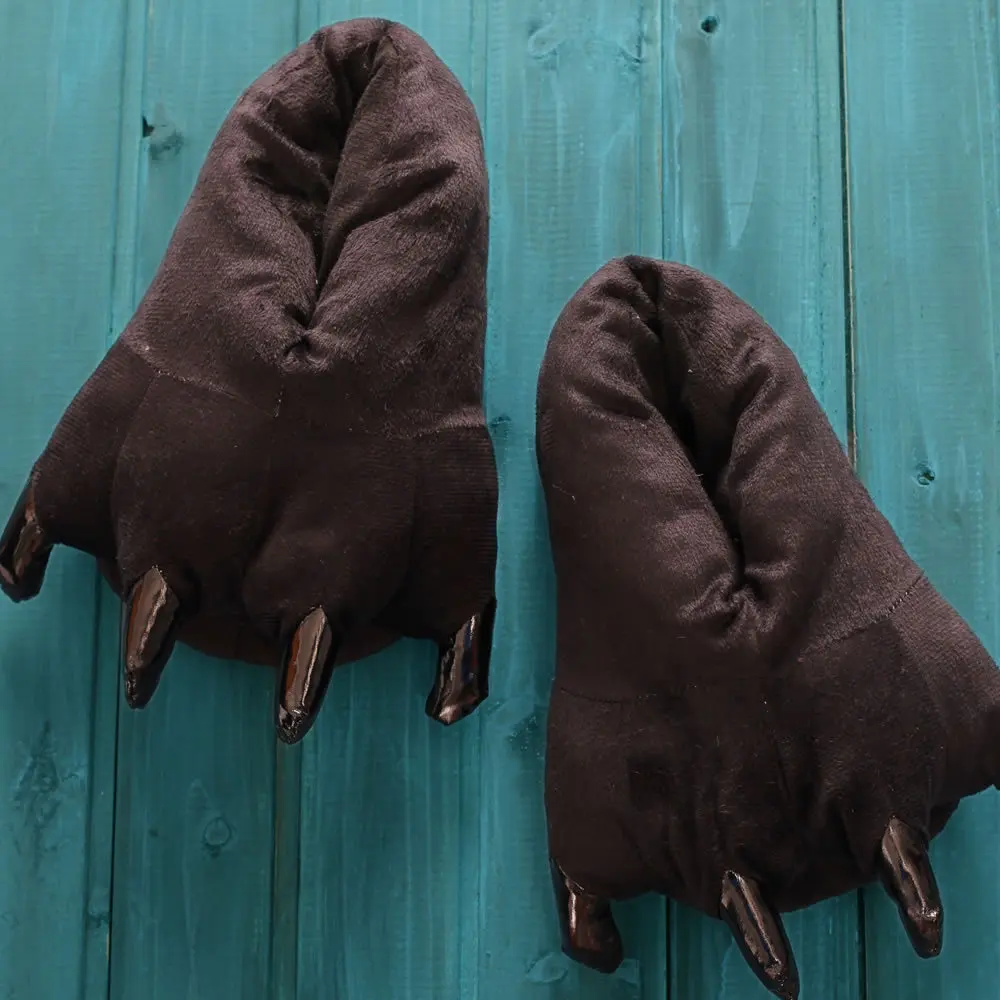 Ciepłe kapcie kigurumi ze zwierzęcą łapą dla dzieci i dorosłych L shoes 10