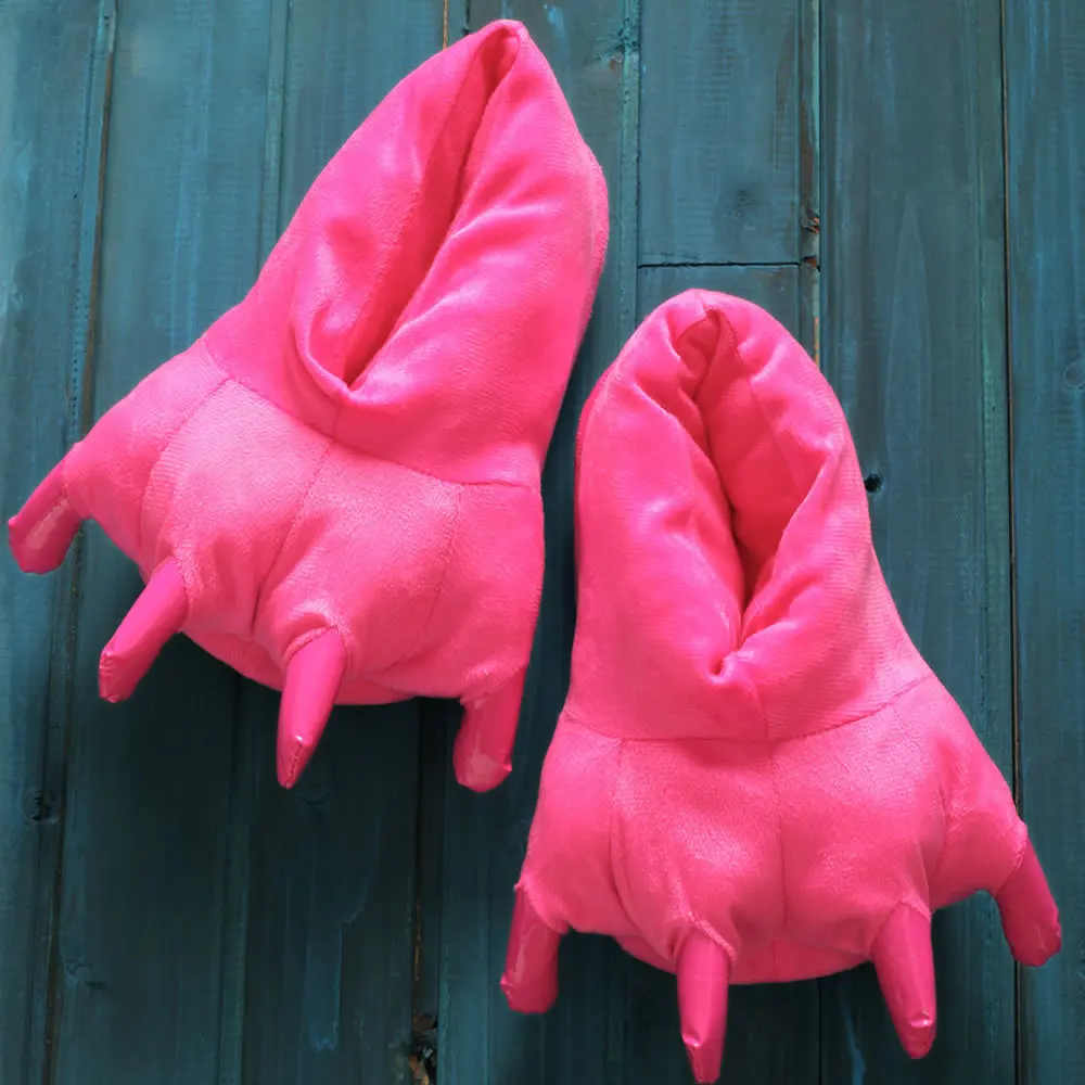 Ciepłe kapcie kigurumi ze zwierzęcą łapą dla dzieci i dorosłych L shoes 11