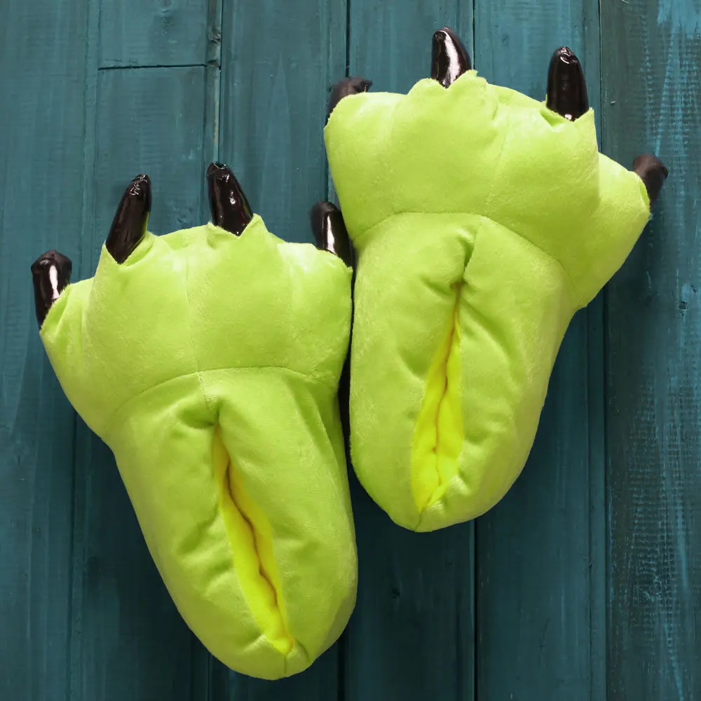 Ciepłe kapcie kigurumi ze zwierzęcą łapą dla dzieci i dorosłych L shoes 8