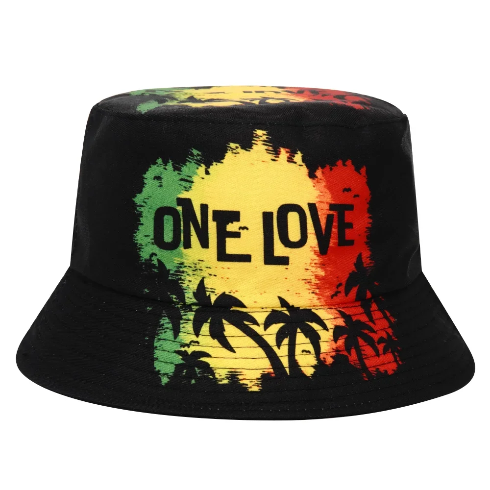 Kapelusz bucket dwustronny z nadrukiem, unisex 41