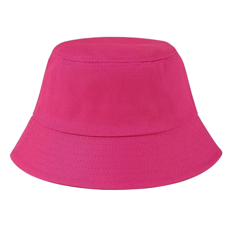 Kapelusz bucket hat z haftowanym logo na zamówienie Amarantowy
