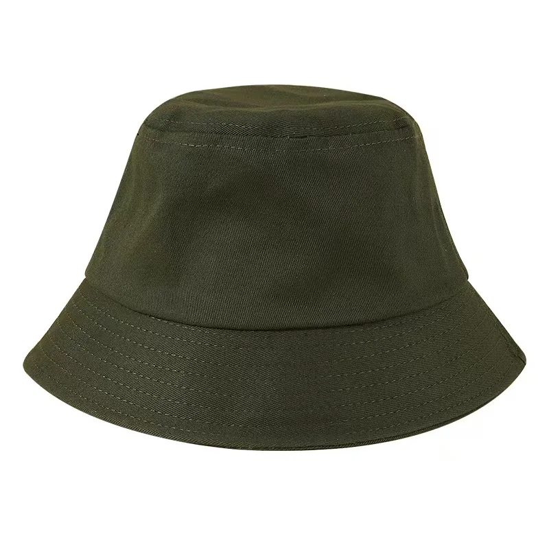 Kapelusz bucket hat z haftowanym logo na zamówienie Ciemnozielony