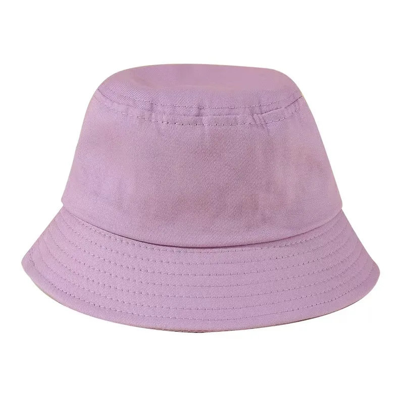Kapelusz bucket hat z haftowanym logo na zamówienie Fioletowy