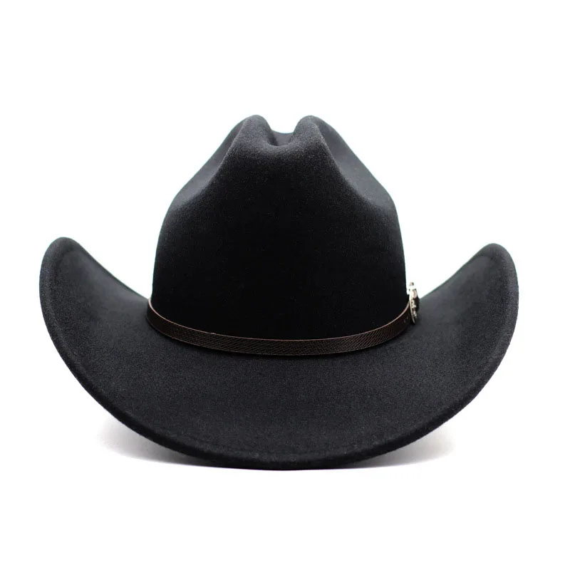 Kapelusz kowbojski western z opaską, vintage Black01
