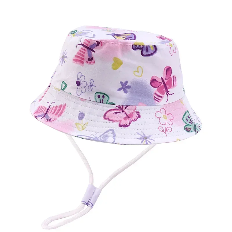 Kapelusz przeciwsłoneczny dla dzieci bucket hat 23 butterfly