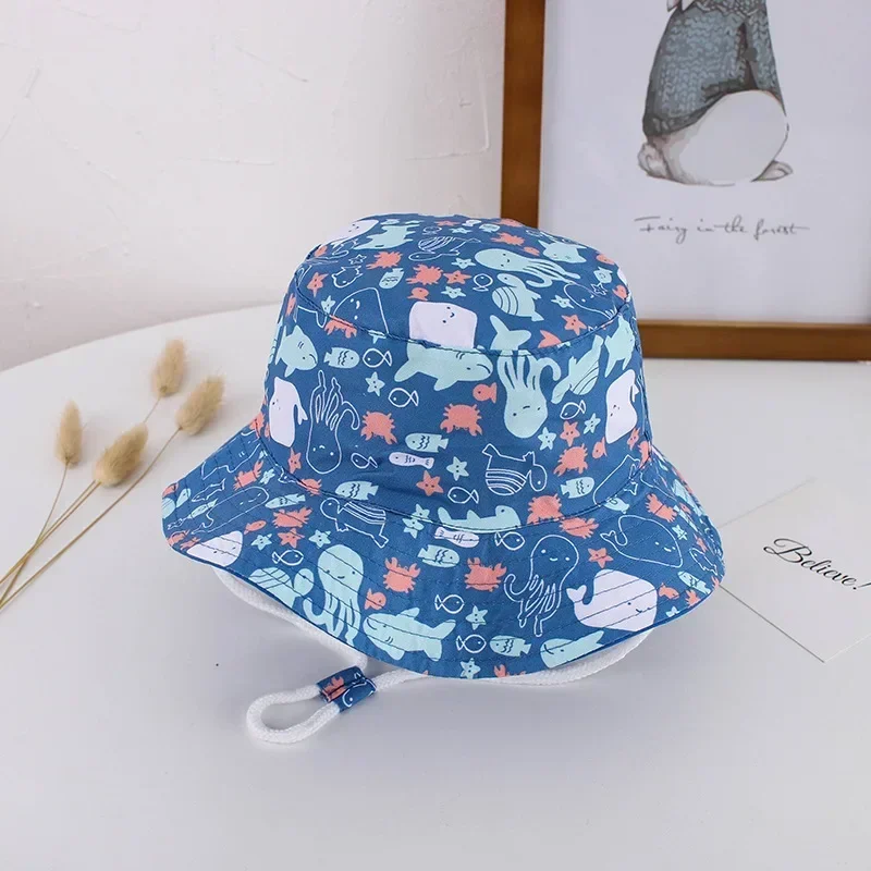 Kapelusz przeciwsłoneczny dla dzieci bucket hat Octopus