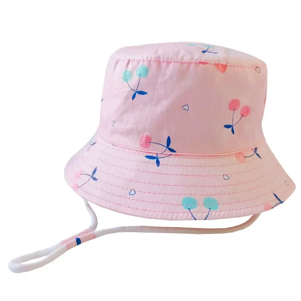 Kapelusz przeciwsłoneczny dla dzieci bucket hat Różowy