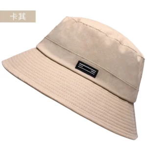 Kapelusz wędkarski plus size - bucket hat z bawełny duże rozmiary Khaki