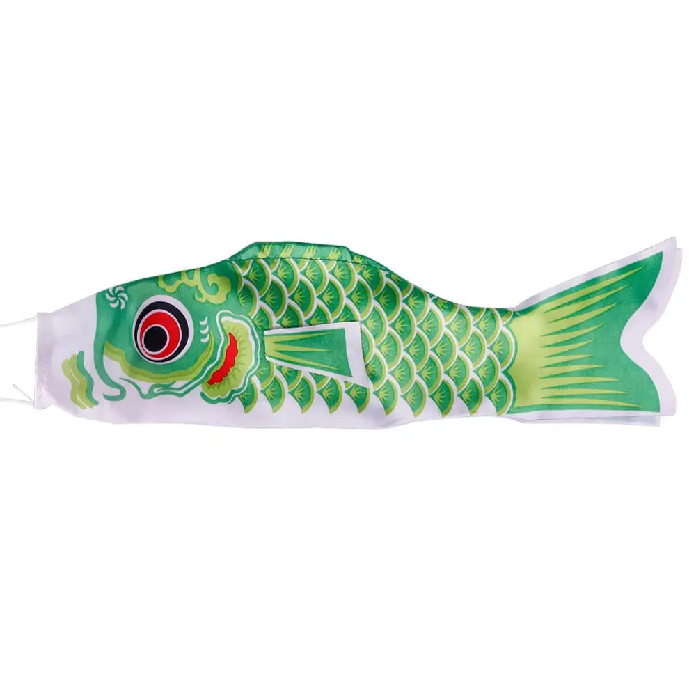 Karp koinobori - wiszący wiatrowskaz rękaw japoński Ciemny szary