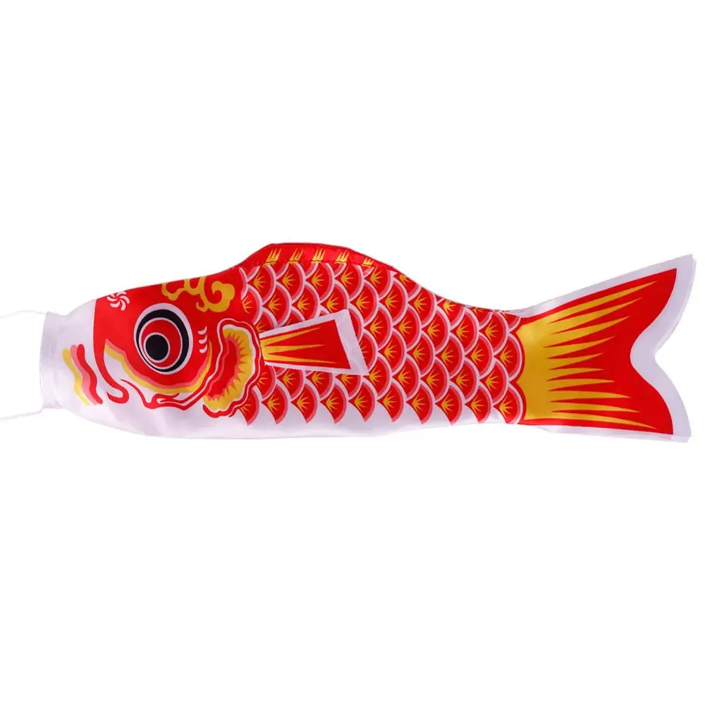 Karp koinobori - wiszący wiatrowskaz rękaw japoński Jasnoszary