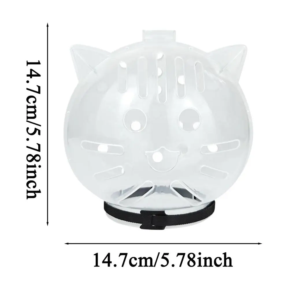 Kask ochronny dla kota oddychający do pielęgnacji Fioletowy/фиолетовый