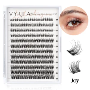 Kępki rzęs C Curl Mix 3D Wispy — wielorazowe klastry do przedłużania rzęs Jasny