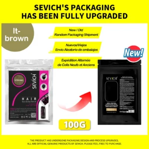 Keratynowy puder zagęszczający włosy - 100 g Jasnożółty