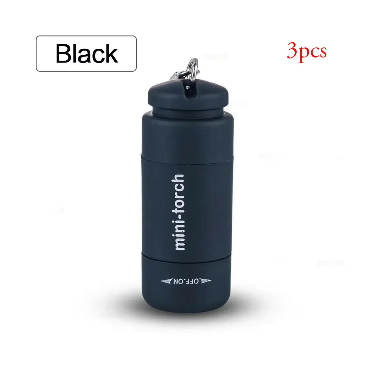 Kieszonkowa mini latarka LED na brelok USB — wodoodporna kempingowa Różowy