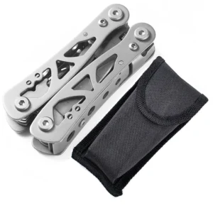 Kieszonkowe multitool mini ze szczypkami i śrubokrętem Biały
