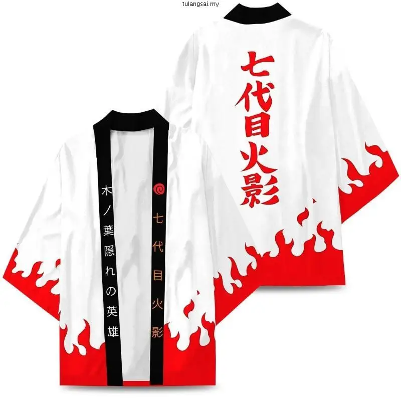 Kimono Haori z anime Naruto - peleryna cosplay kardigan w stylu japońskim 93852