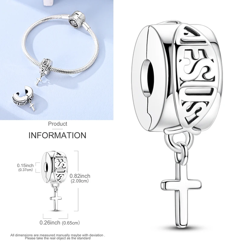 Klamra pozycjonująca charms 925 — kot, motyl, stokrotka z cyrkonami Błękitny