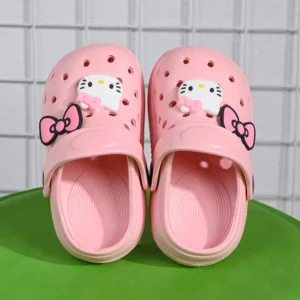 Klapki dziecięce Hello Kitty Sanrio na basen i plażę Różowy
