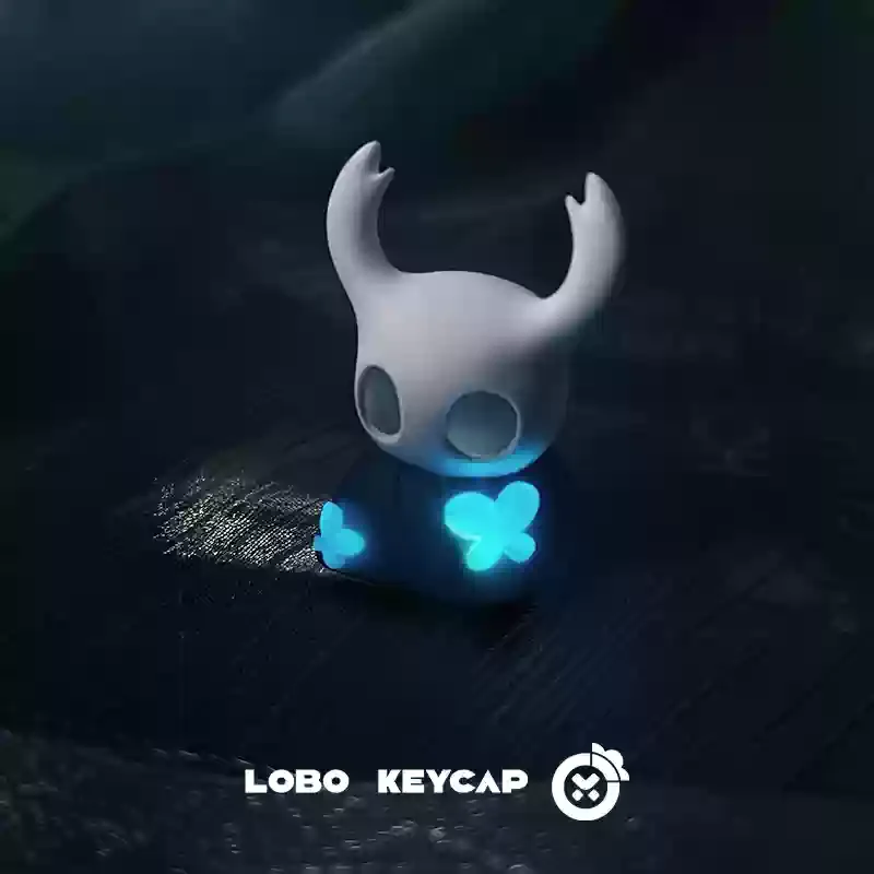 Klawisz ESC Hollow Knight do klawiatury mechanicznej przezroczysty żywiczny Bursztynowy