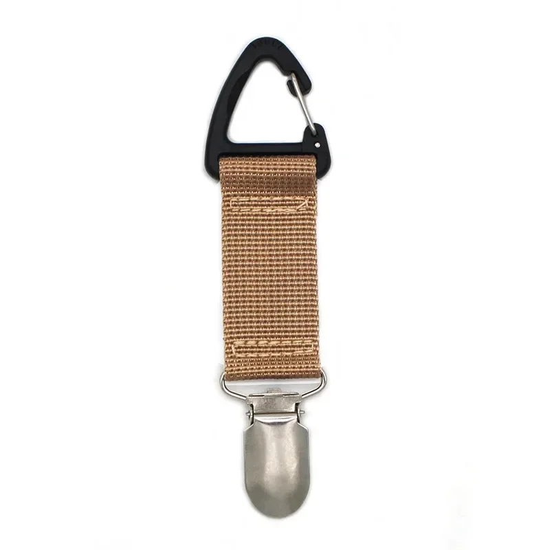 Klips do kapelusza podróżnego na torbę wielofunkcyjny Khaki