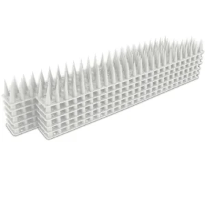 Plastikowe kolce odstraszające ptaki i koty na płot 10 szt. Biały