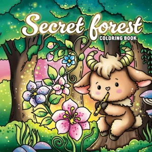 Kolorowanka antystresowa Secret Forest dla dorosłych Wielo