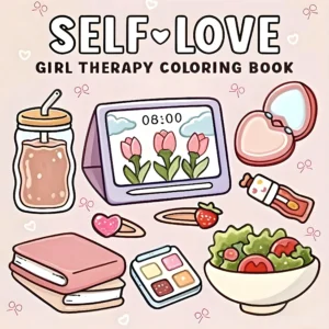 Kolorowanka dla dorosłych Self Love z odważnymi wzorami Wielo