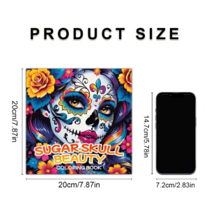 Kolorowanka dla dorosłych Sugar Skull czaszki Wielo