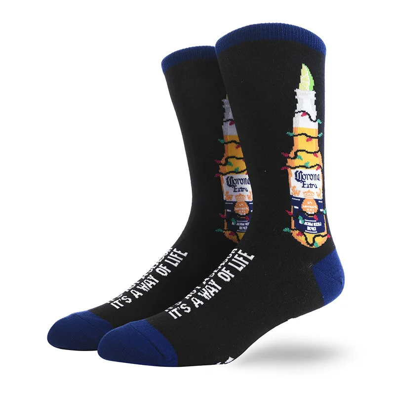 Kolorowe skarpetki unisex z zabawnymi wzorami 52