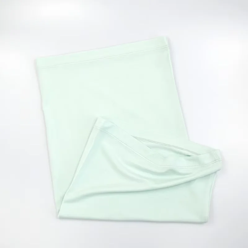 Komin z wełny merino 100% — lekki szalik narciarski unisex 150GSM Mięta