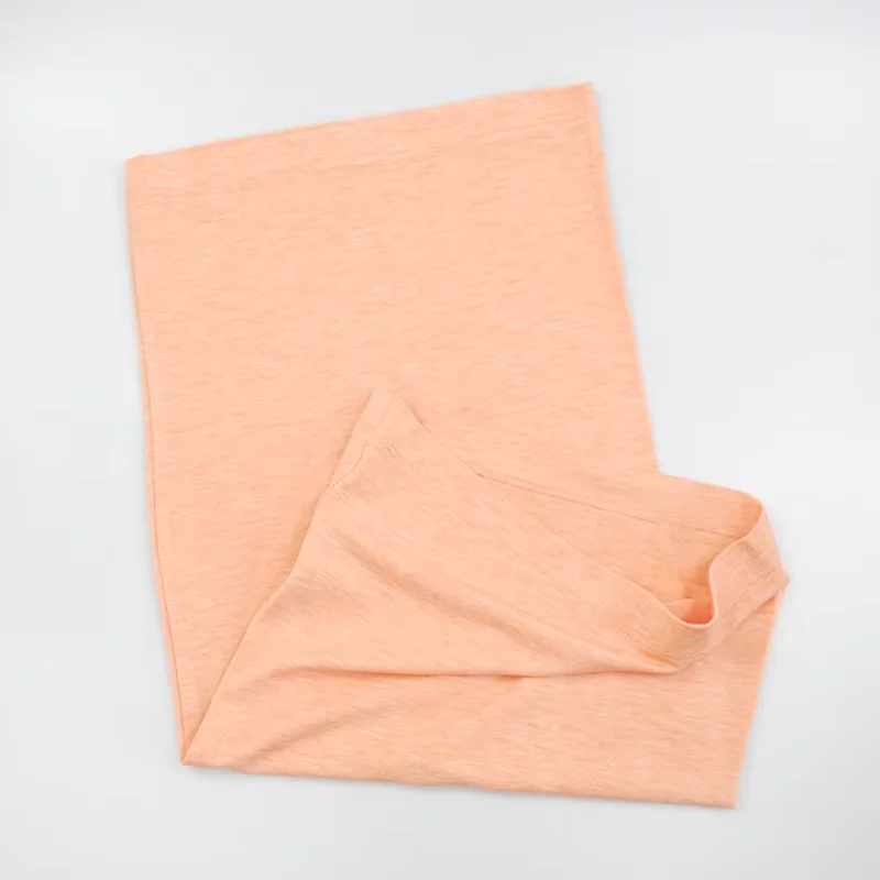 Komin z wełny merino 100% — lekki szalik narciarski unisex 150GSM Pomarańczowy