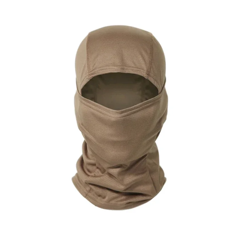 Kominiarka oddychająca na całą twarz, narciarska Khaki