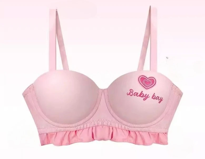 Komplet bielizny push-up z majtkami modelującymi Brązowy